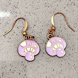 Vintage Mushroom Earrings